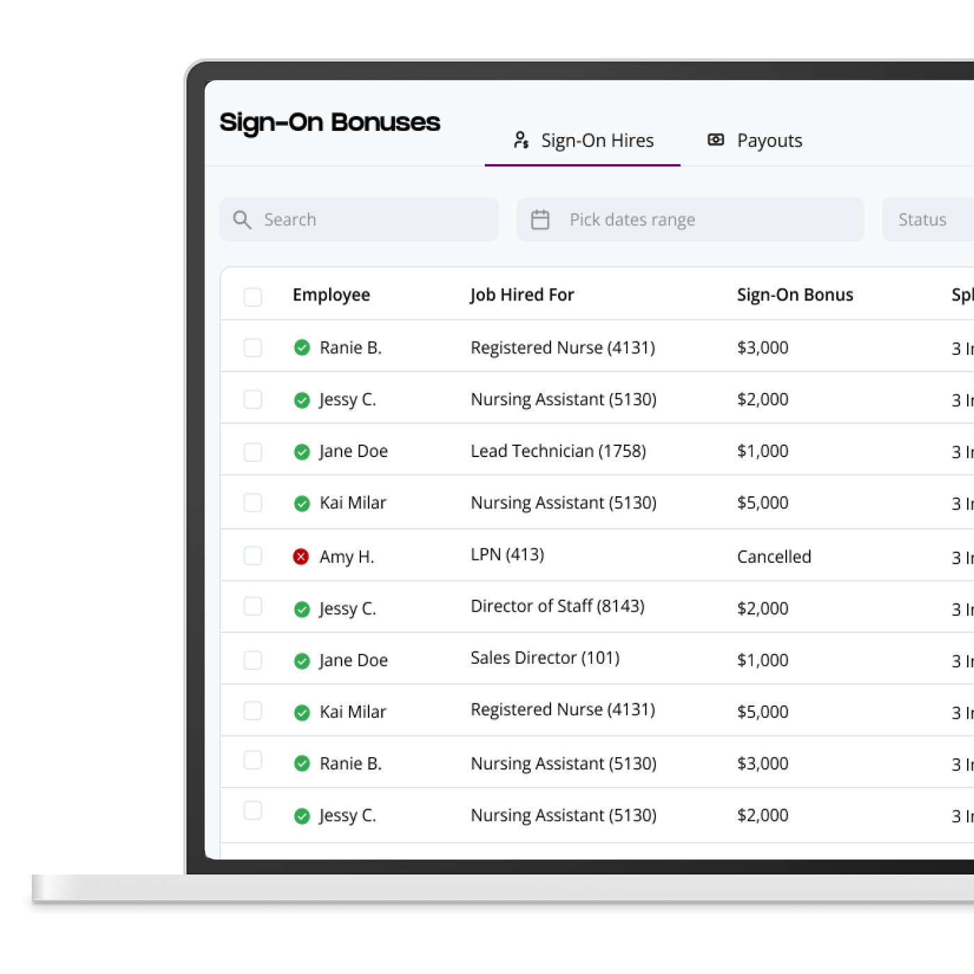 Sign-On Bonus Tracking Platform