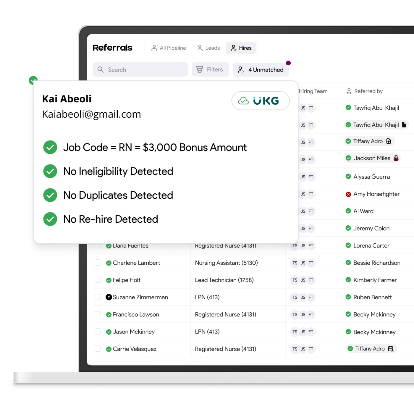 Employee referral solution