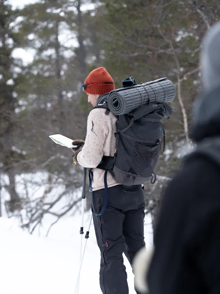Reading map and deciding route