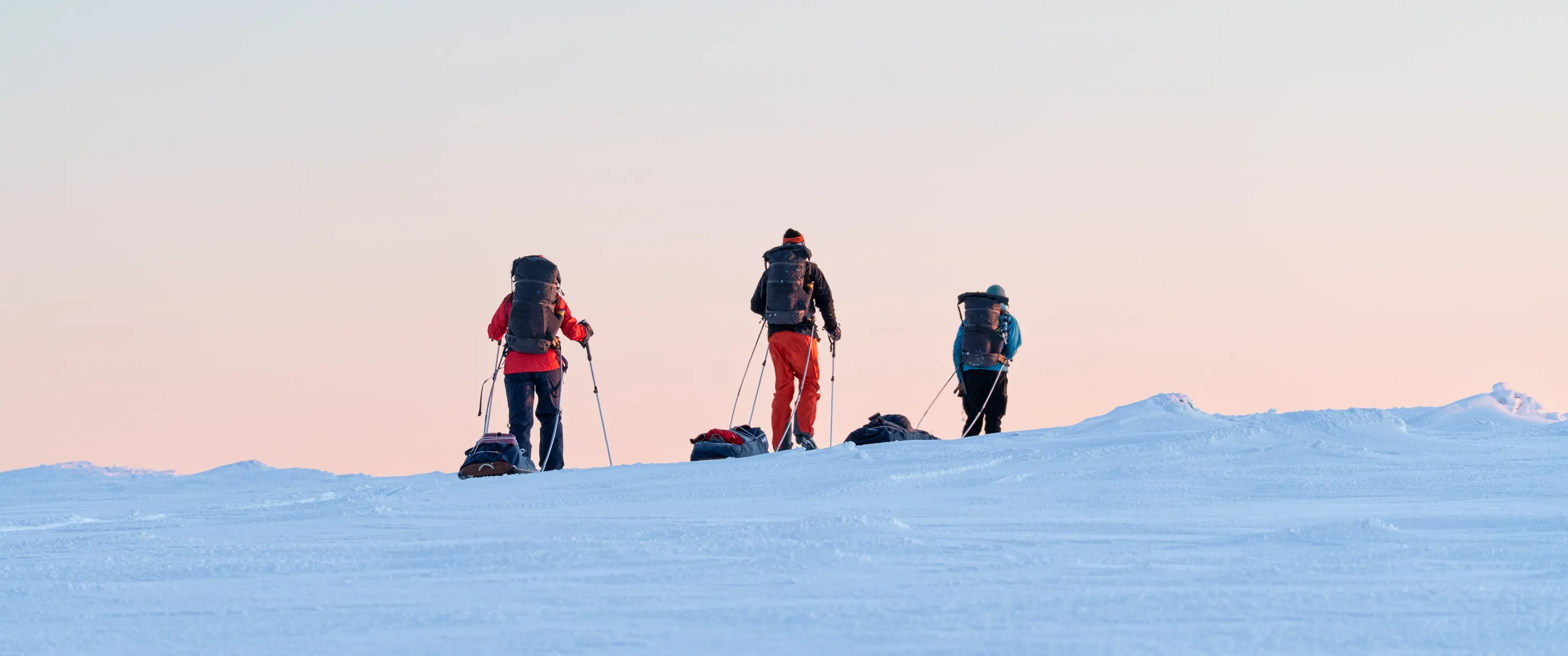 Ski touring over Fulufjället