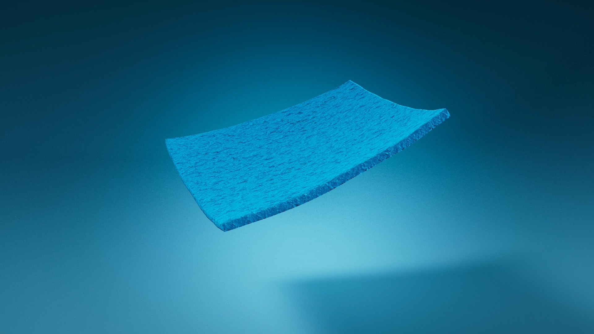 Close-up digital illustration of interconnected neurons with axons and dendrites against a blue background.