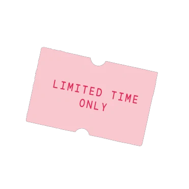 Limited Time Only Sticker Vector