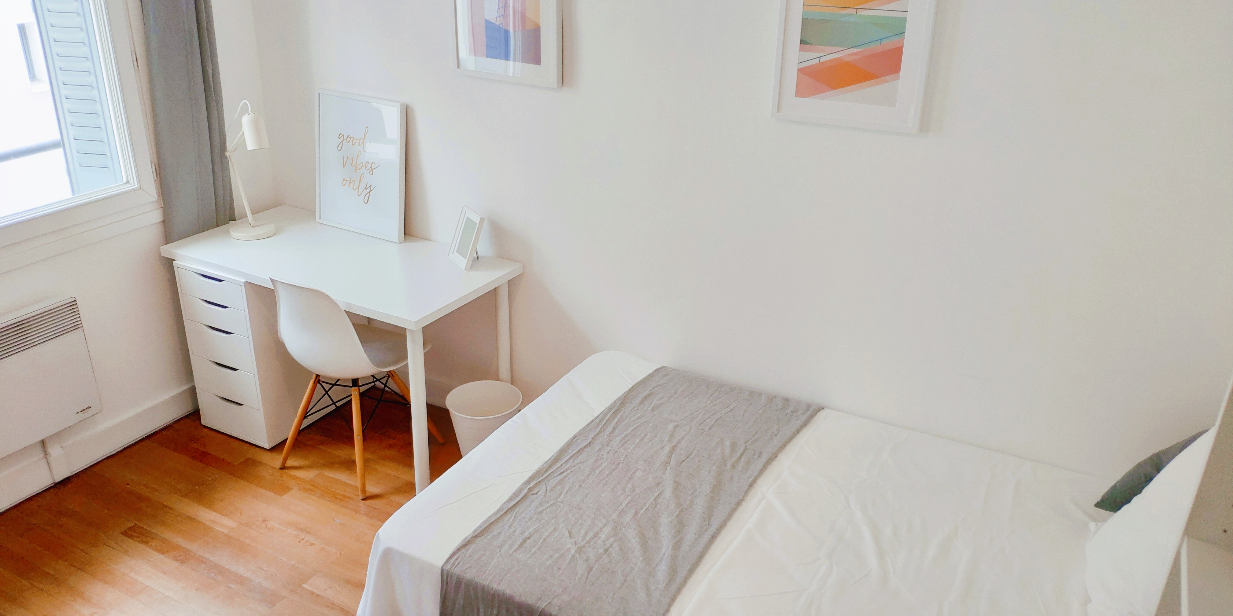 Chambre meublée dans colocation standing "Michut" - Villeurbanne - M12C
