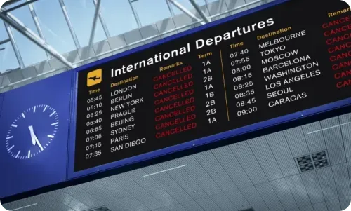 Flight Departures Board