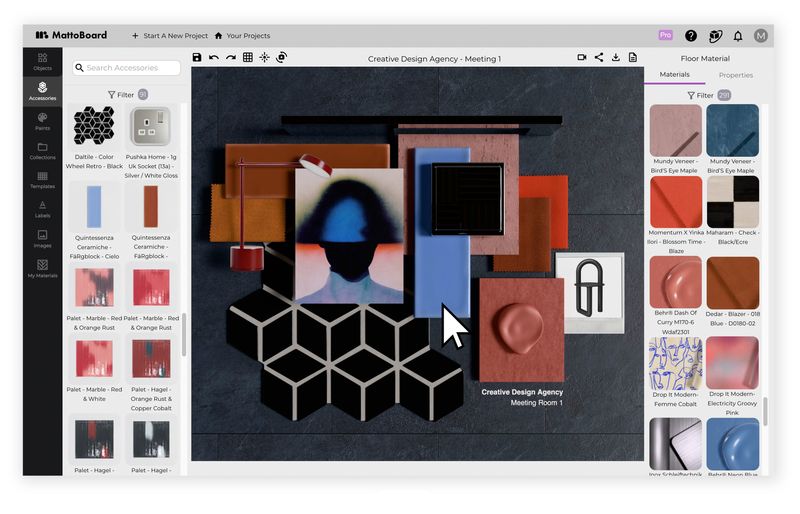 Mattoboard Schedule.pdf Mattoboard Blog - Online visual curation, 3D mood boards and A&D ...