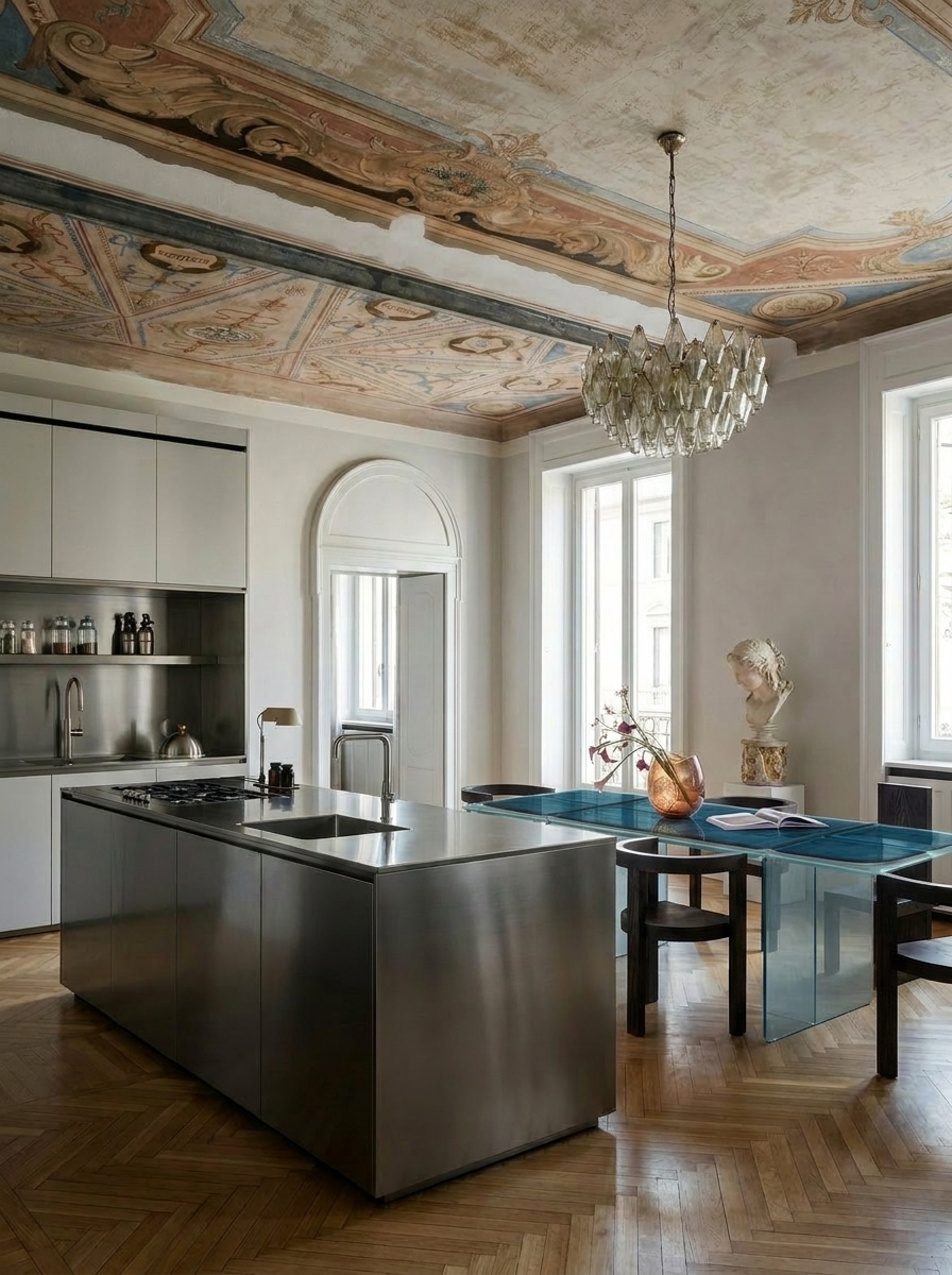Historic, Sculptural, Grand: The Milanese Interior Moment