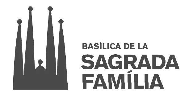 Basilica de la Sagrada Familia logo - black and white
