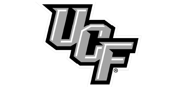 UCF University of Central Florida logo - black and white