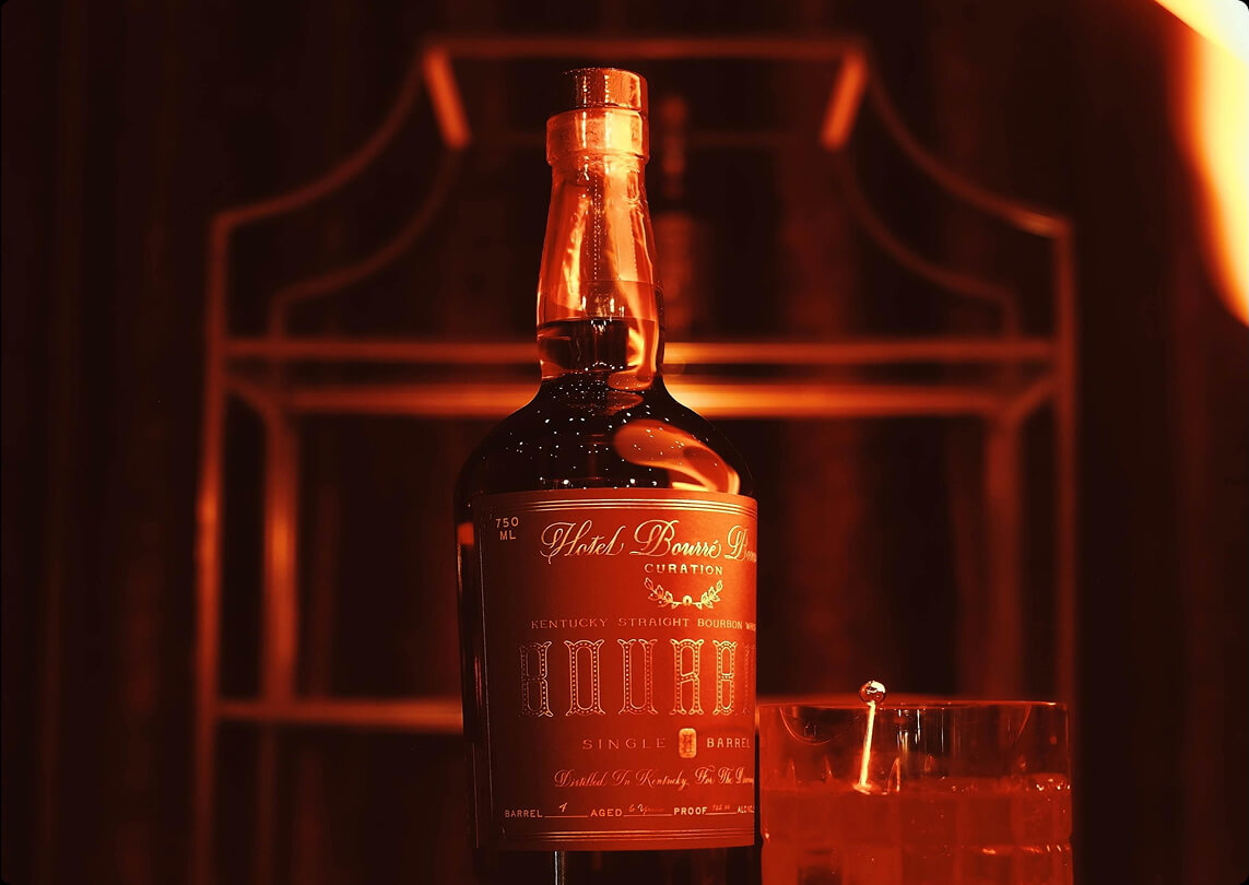 Signature bourbon cocktail