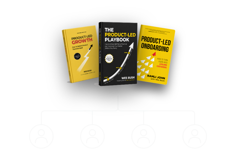 All three books, shared with a whole team