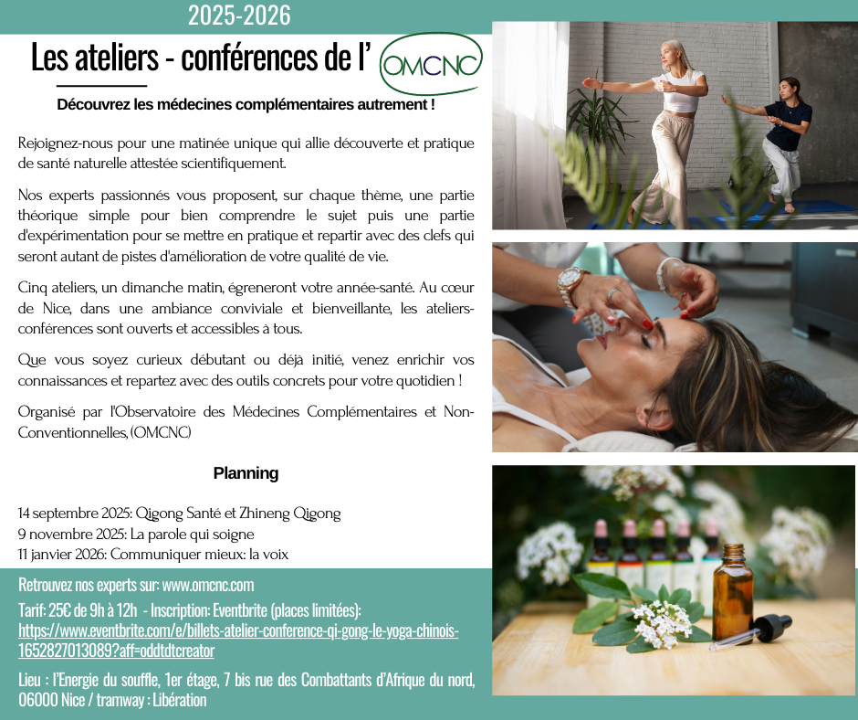 Atelier-Conférence Qi Gong Santé & Zhineng Qi Gong