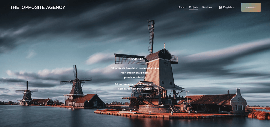 The Opposite Agency project