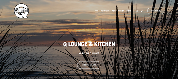 Q lounge & kitchen project Noordwijk