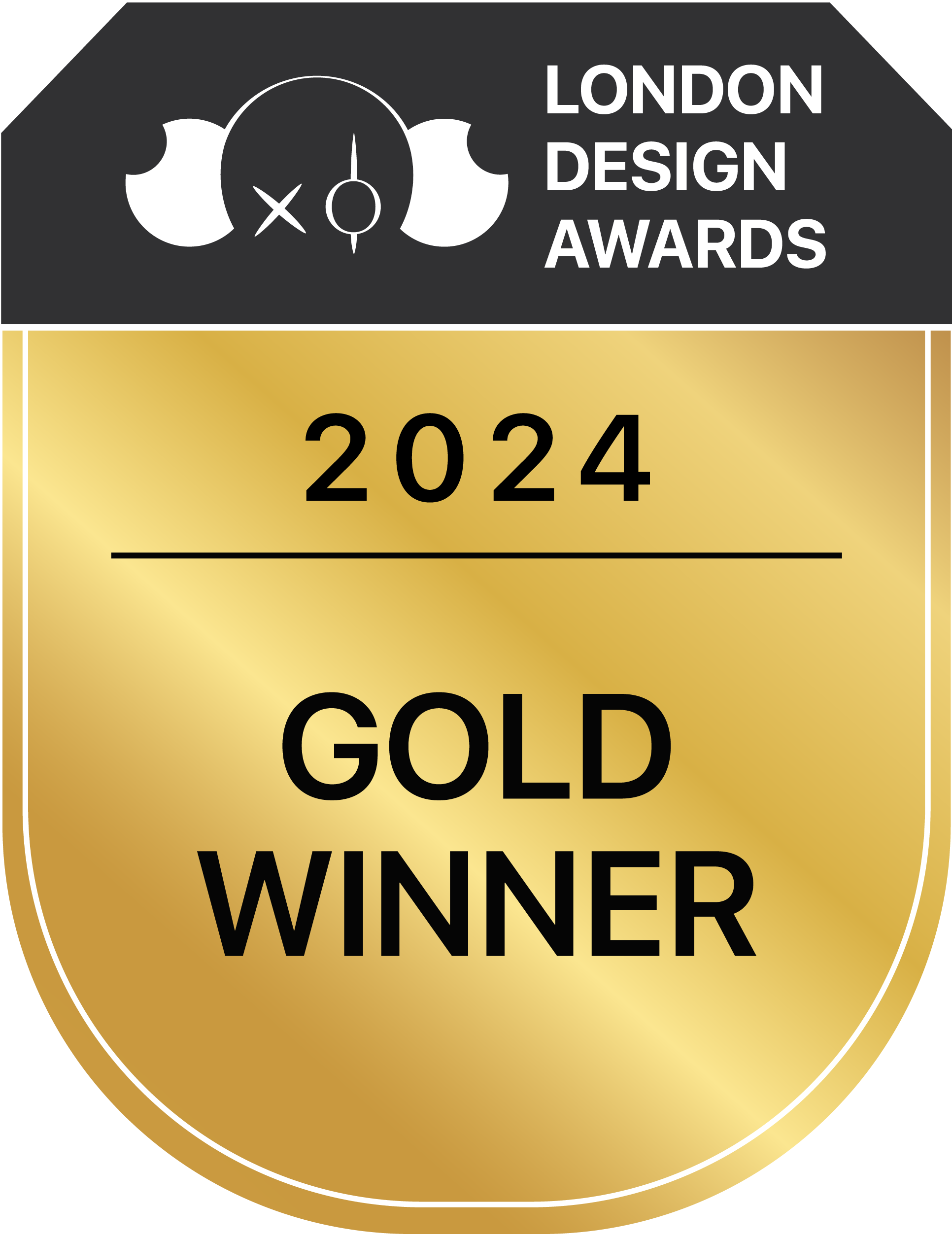 Gold Winner 2024 award, London Design Awards