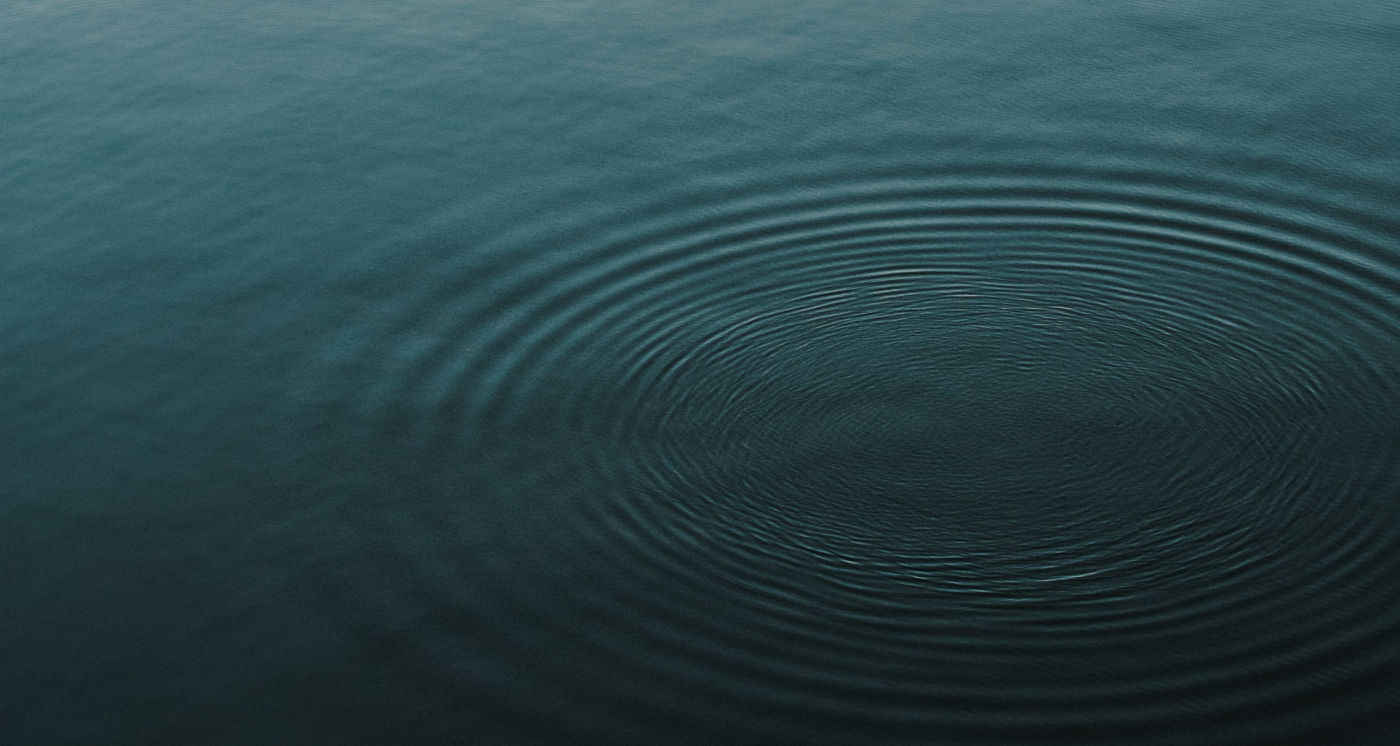 waves in pond