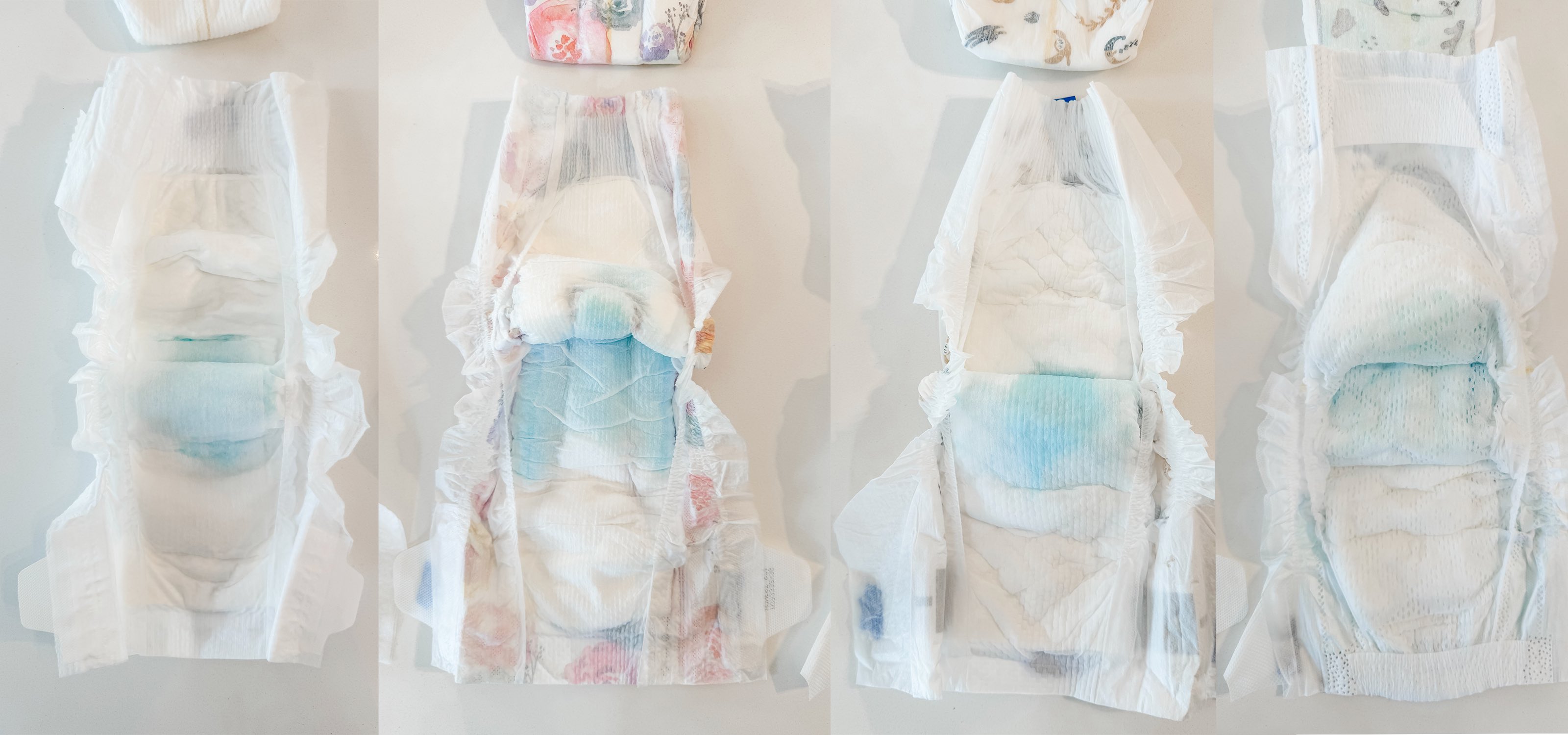 The Most Absorbent Diaper? Testing Coterie, Honest, Millie Moon