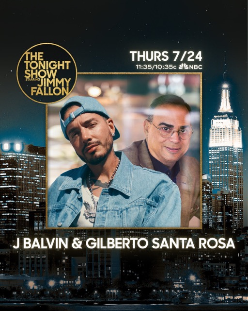  Balvin & Gilberto Santa Rosa Set to Perform on Fallon
