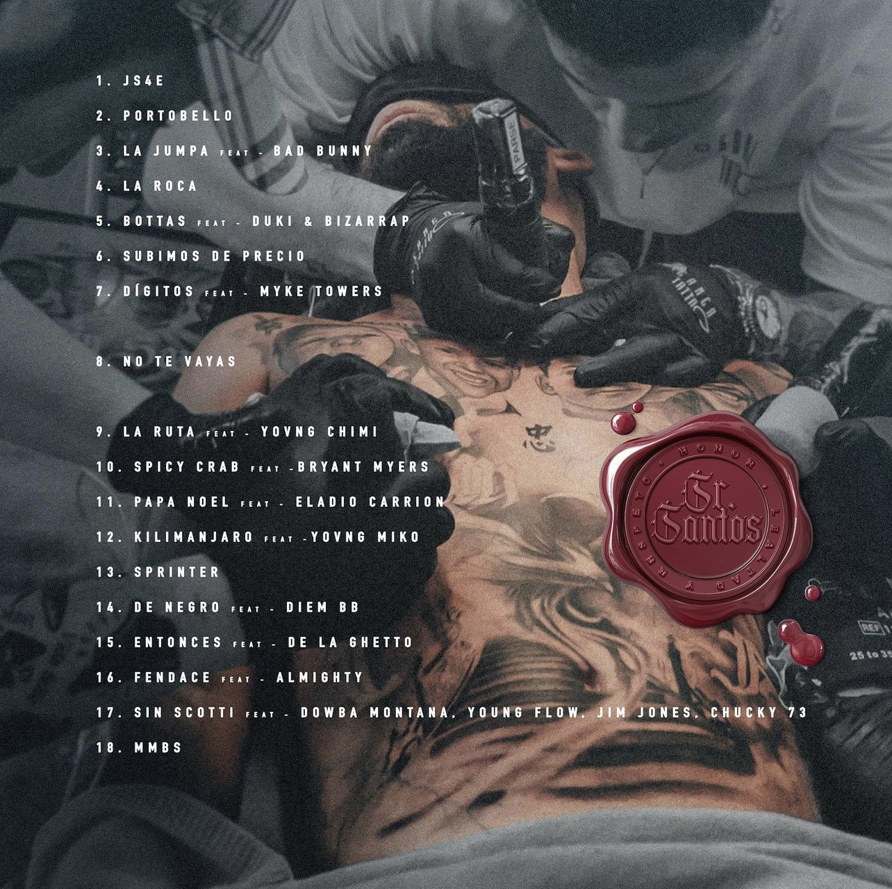 ARCANGEL SR SANTOS TRACKLIST // FAME MAGAZINE