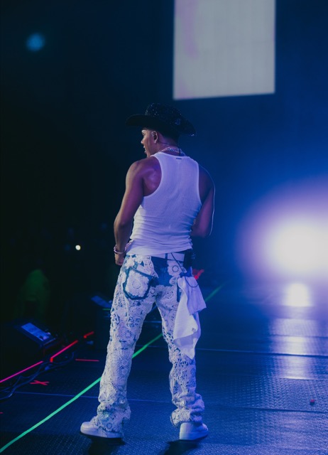 Myke Towers on Stage.