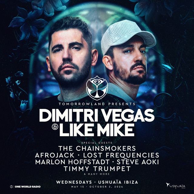 Vegas, Mike host Ibiza: Chainsmokers, Afrojack, Aoki.
