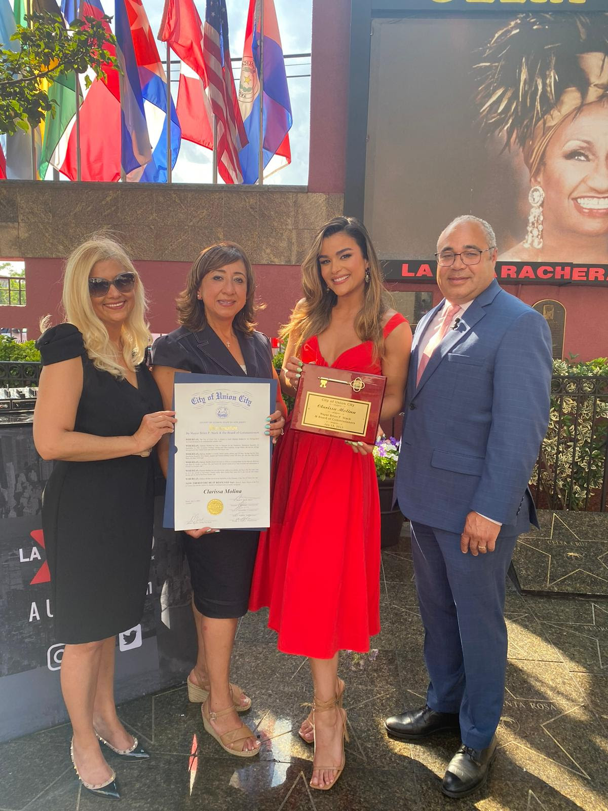 Clarissa Molina Receives Key to the City of Union City, New Jersey in a Moment of Surprise and Honor