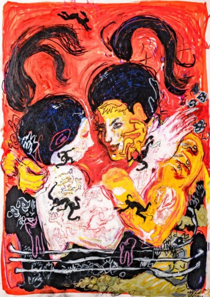 Miami Design District Hosts Wrestlers-Turned-Artists During the Miami Open