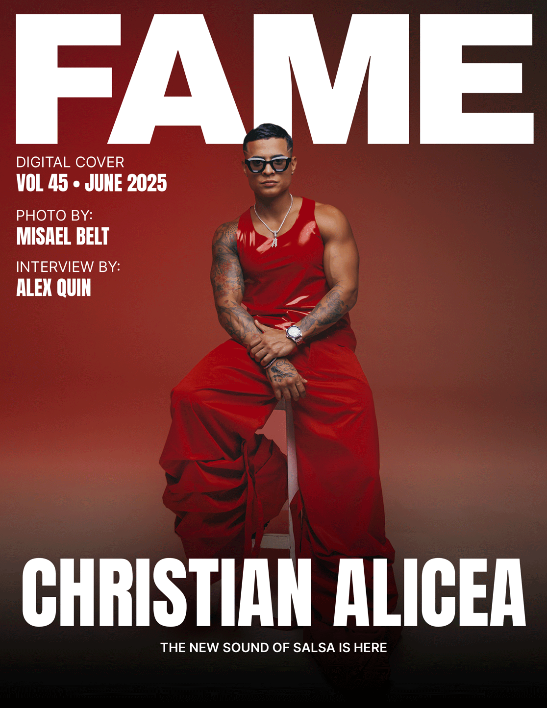 FAME Magazine Digital Cover: Christian Alicea is the new sound of salsa