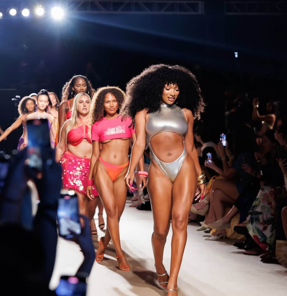 Megan Thee Stallion Slays the Runway in Miami with Her ‘Hot Girl Summer’ Swim Line