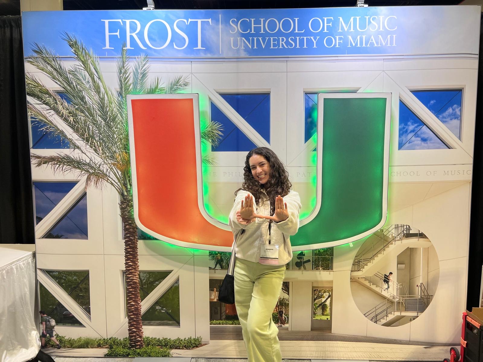 Mariana Rivas’s dedication and leadership highlight her Frost School of Music aspirations