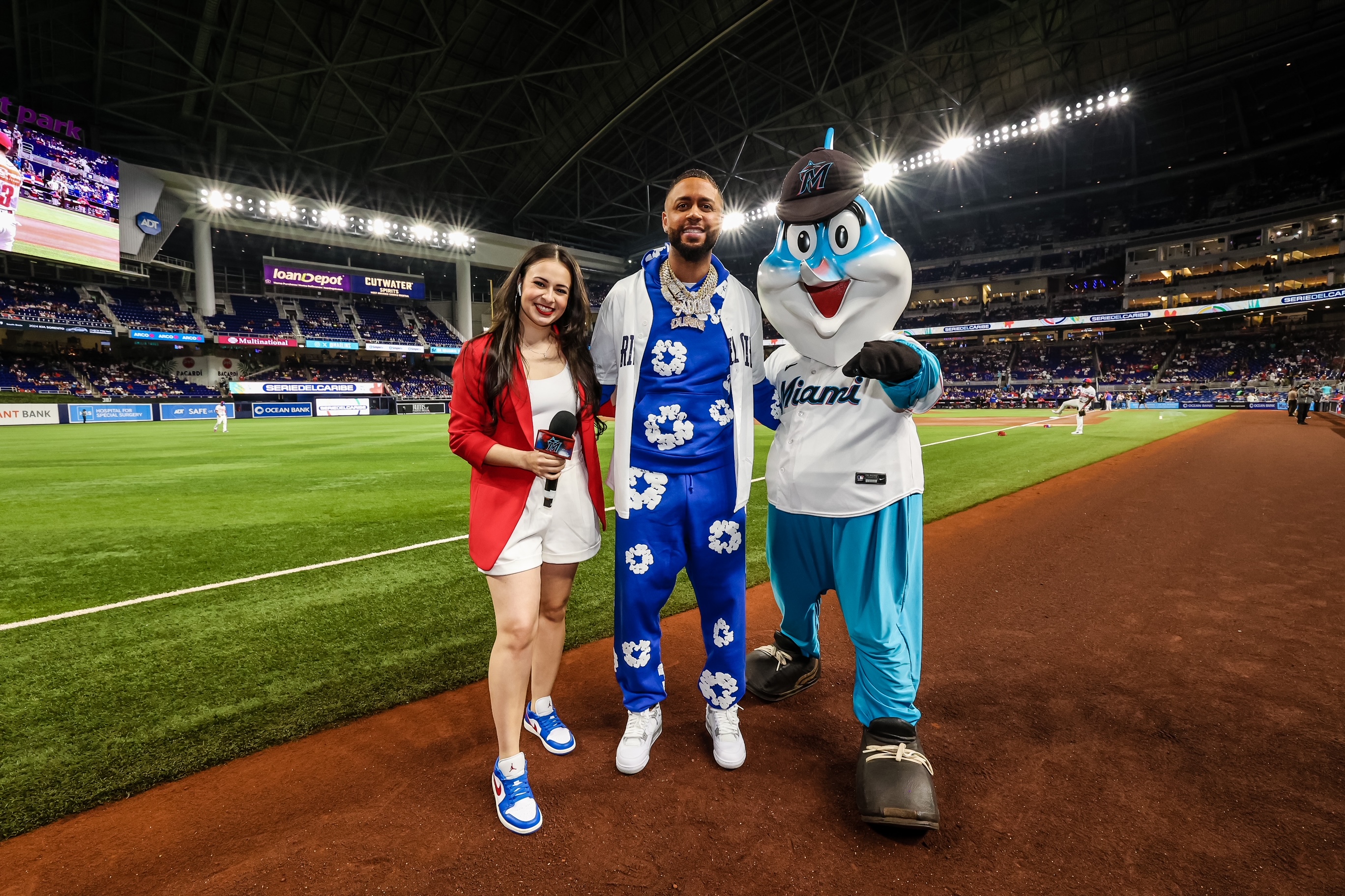 DJ Adonis Strikes a High Note with First Pitch at Caribbean Series