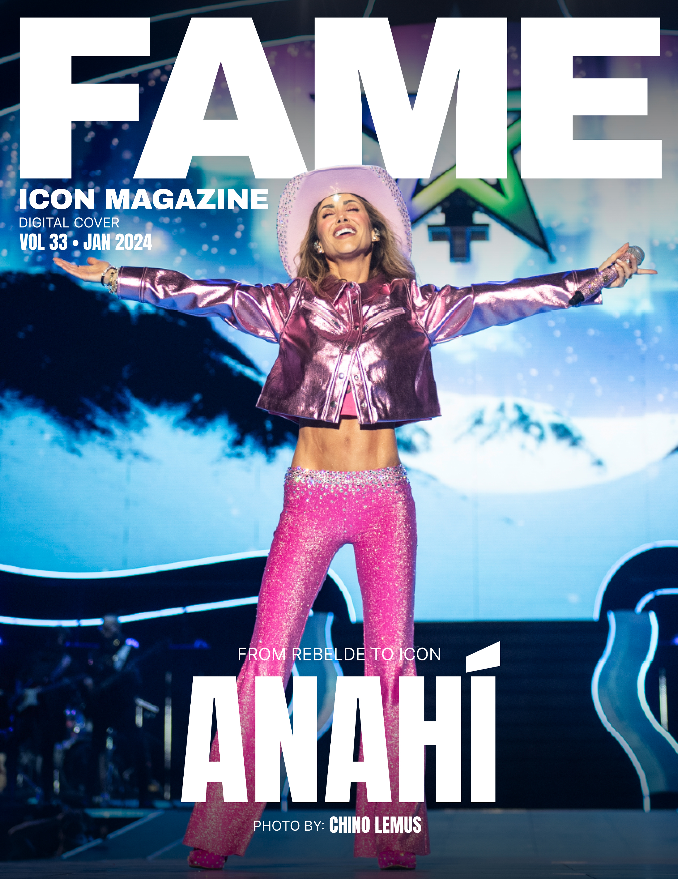 FAME ICON Magazine Digital Cover: Anahí's Path from TV to Music Legend