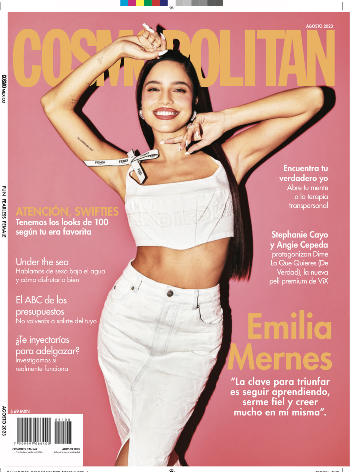 Cosmopolitan Mexico’s August Issue Dazzles with EMILIA