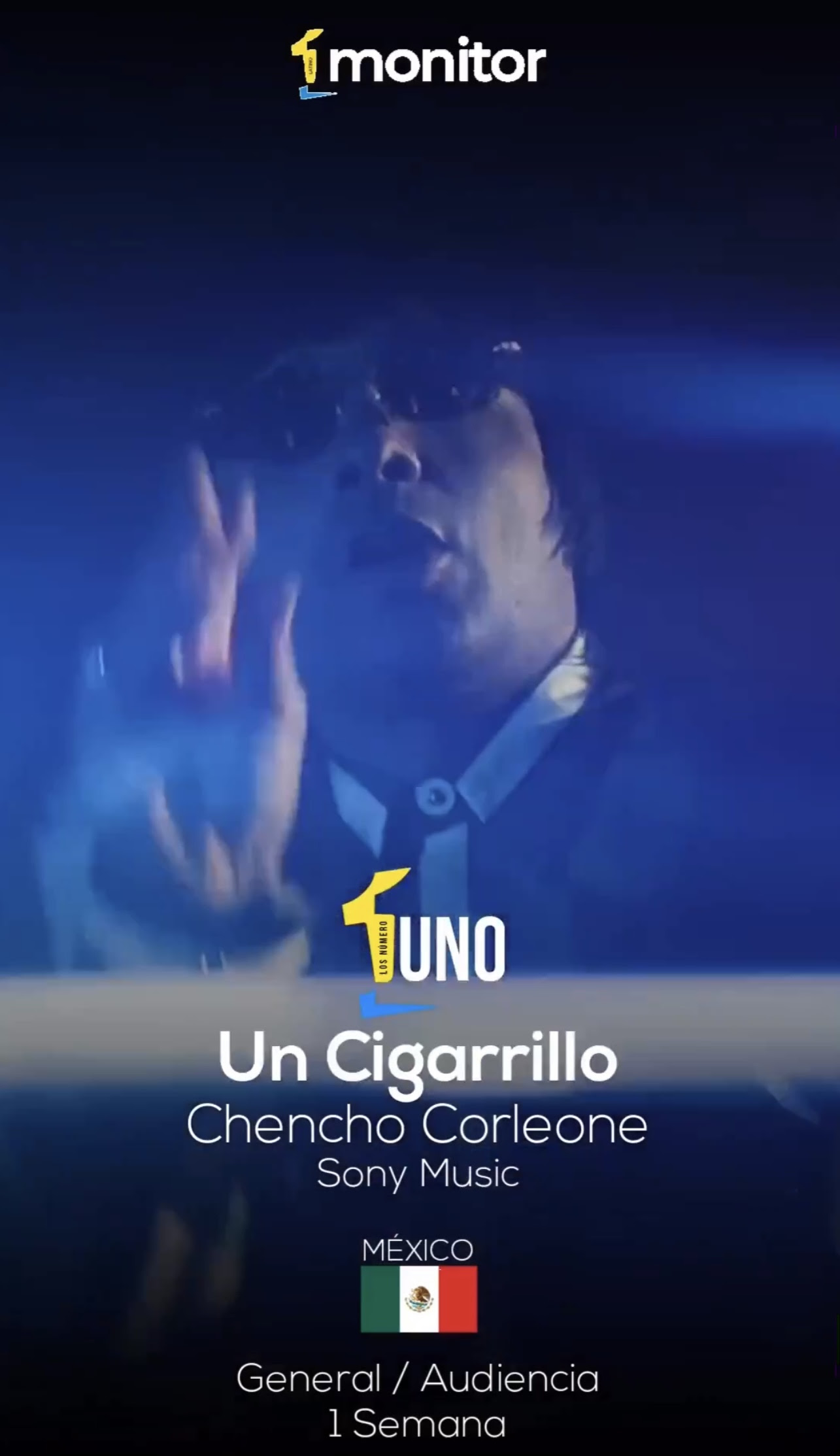 Chencho Corleone's "Un Cigarrillo" Dominates Mexican Radio, Securing the #1 Spot