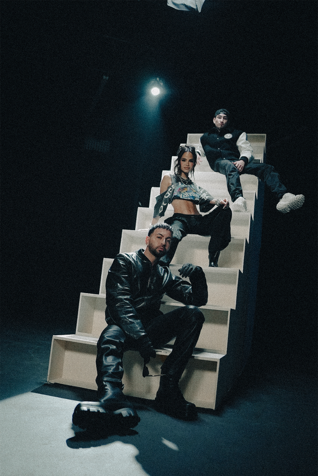 Justin Quiles, Natti Natasha, and Omar Courtz team up for their latest single "En Bajita"