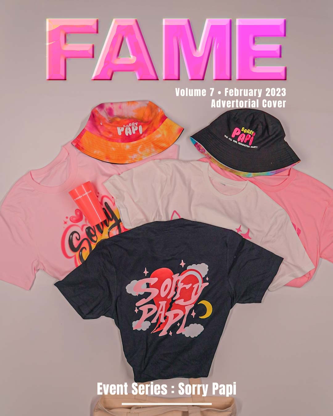 FAME MAGAZINE ADVERTORIAL COVER: SORRY PAPI TOUR
