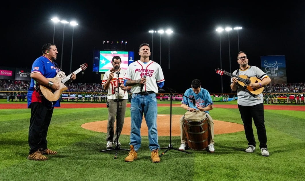 Pedro Capó Sang La Borinqueña at the World Baseball Classic Opening Night in San Juan