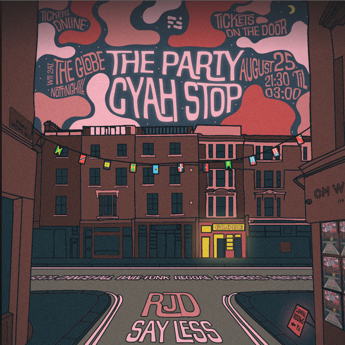 Global: The Party Cyah Stop