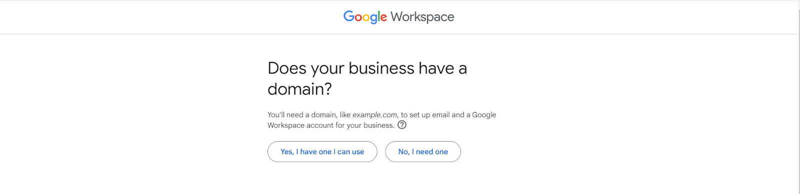 Espacio de trabajo de Google