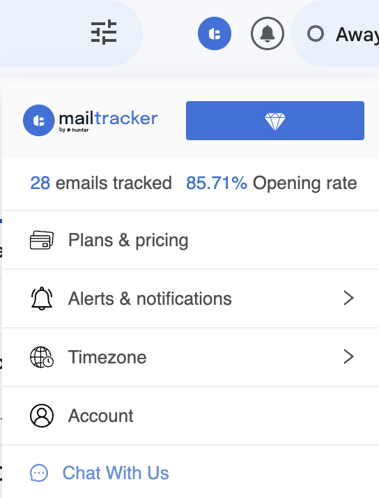 MailTracker open rate tracking