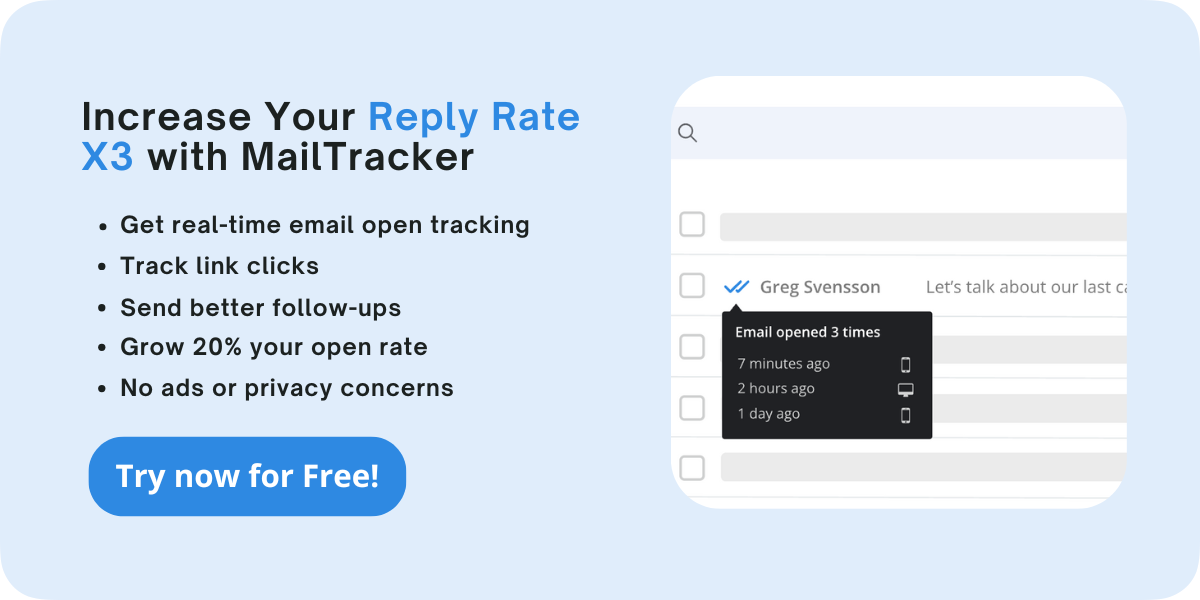 increase reply rate with mailtracker