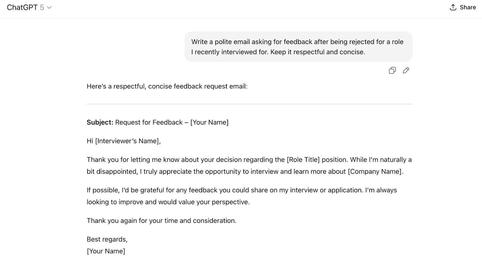 chatgpt 5 writing emails