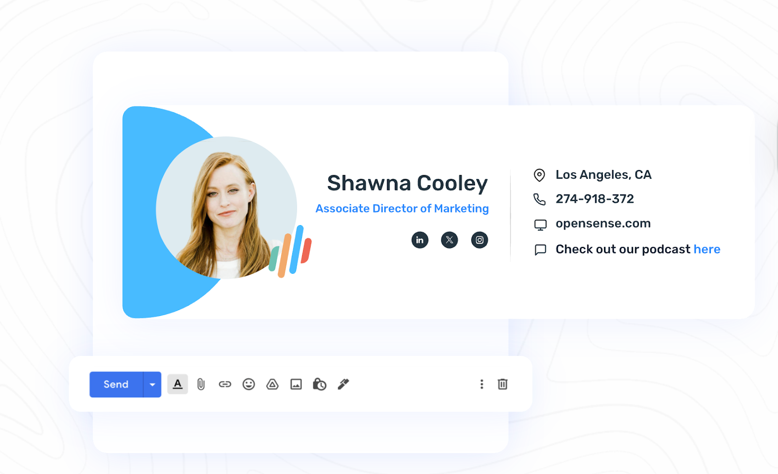 opensense email signature 