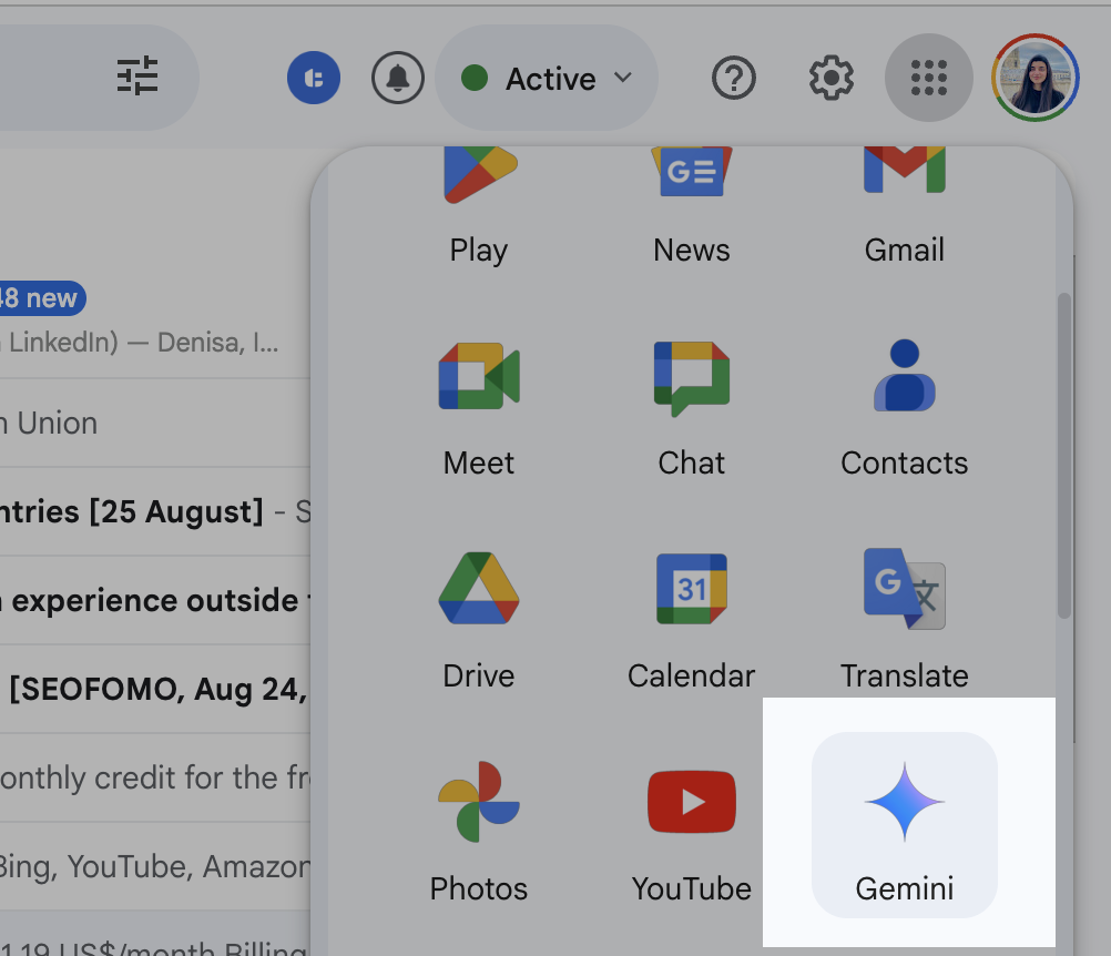 Gemini in Gmail
