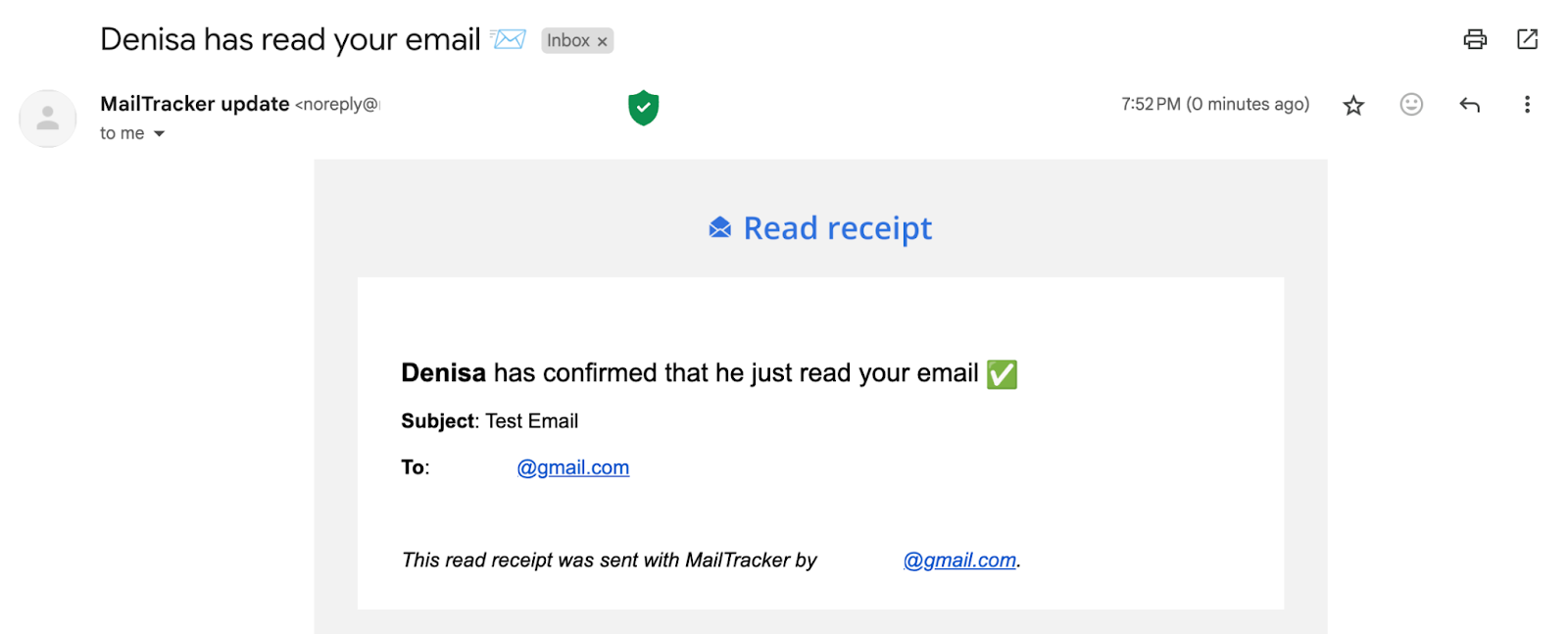 mailtracker read receipt