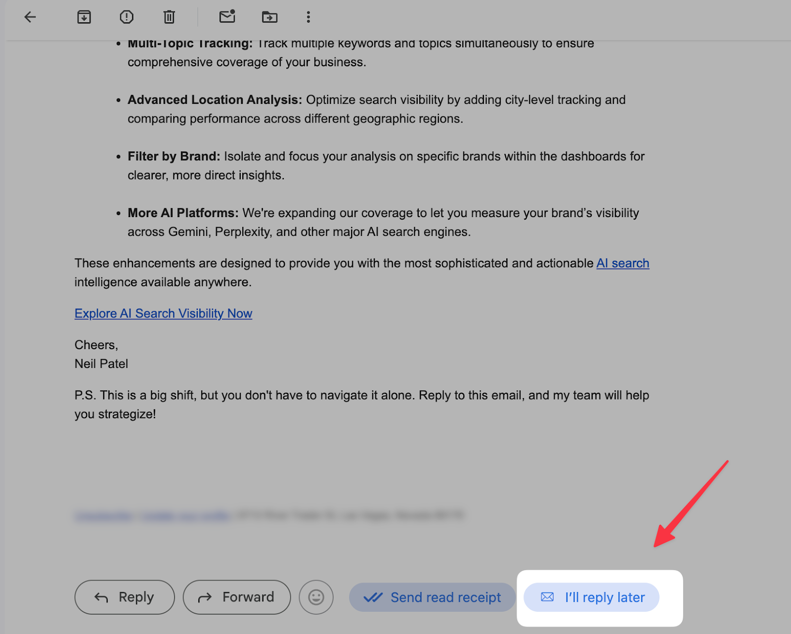 mailtracker reply later feature