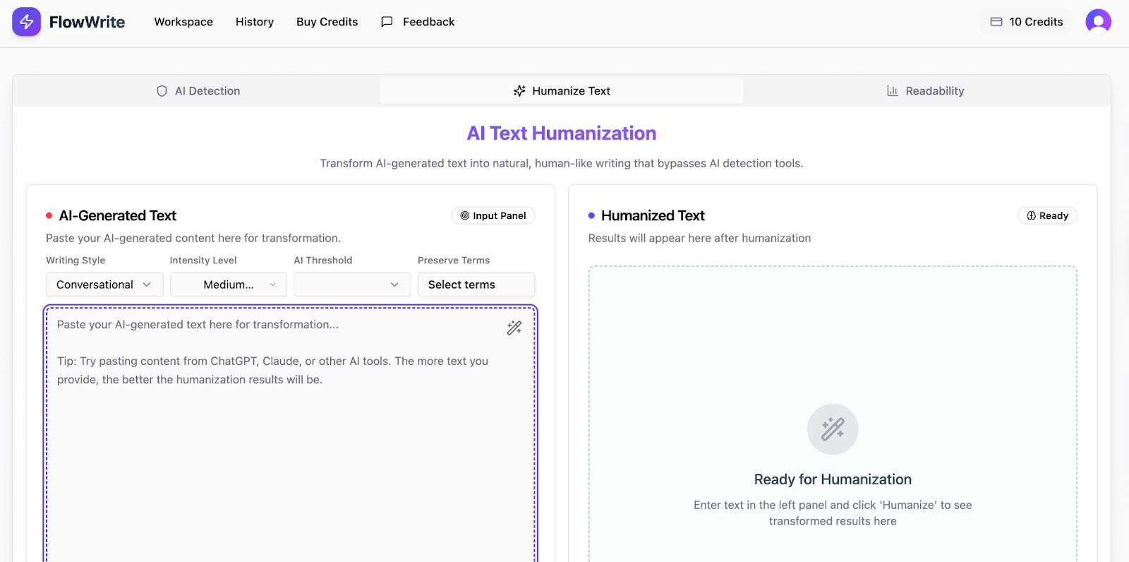 Flowwrite for email rewrite