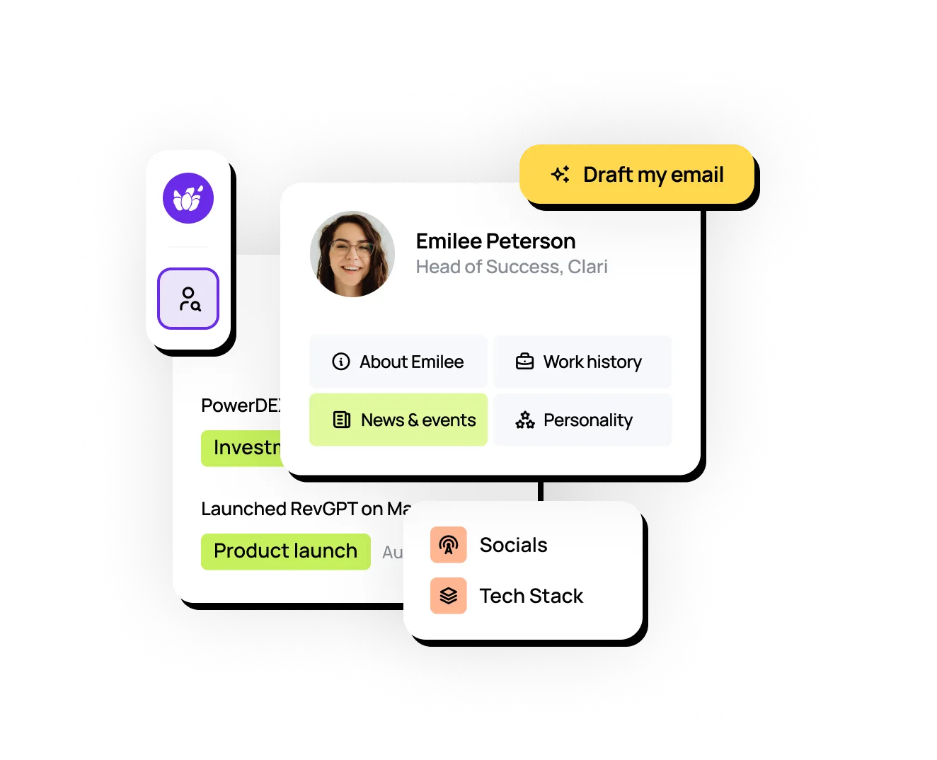 LAvender AI for email rewrite