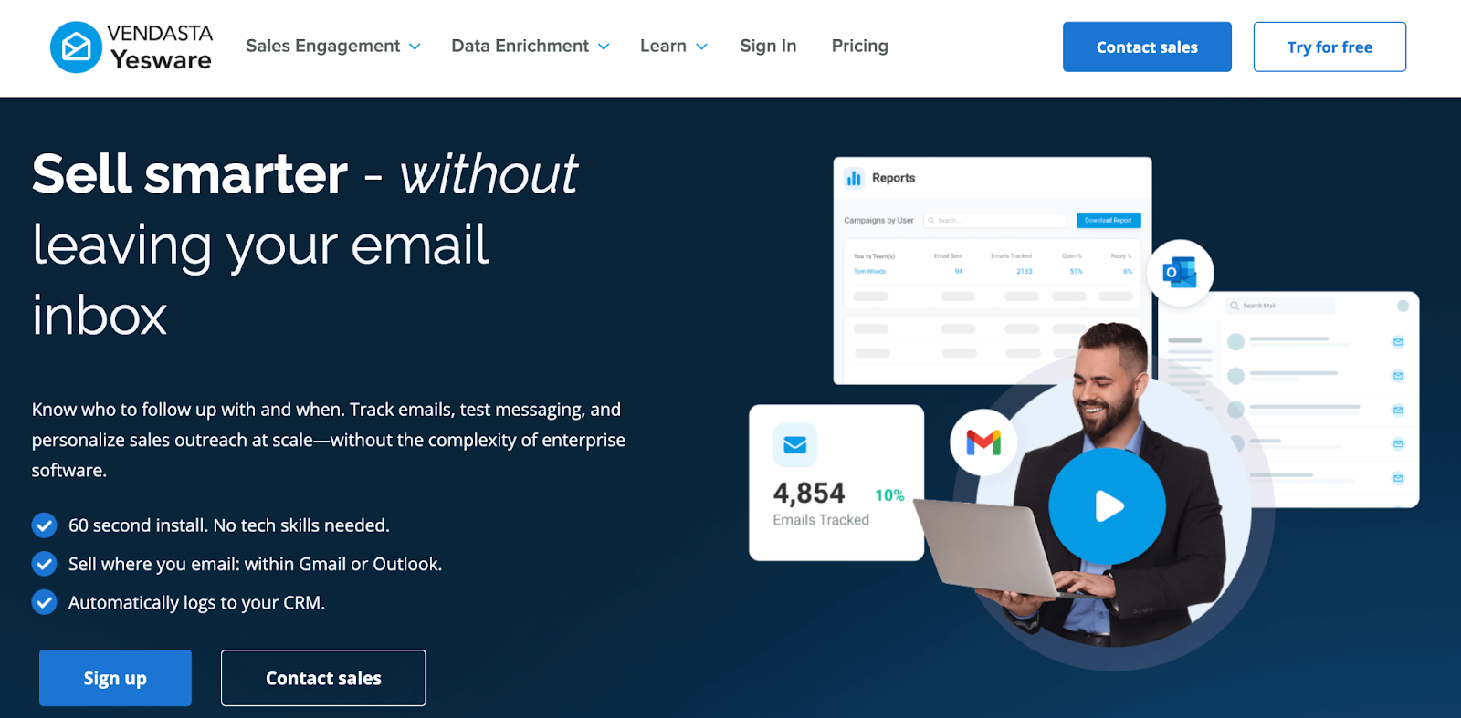 yesware email analytics tool
