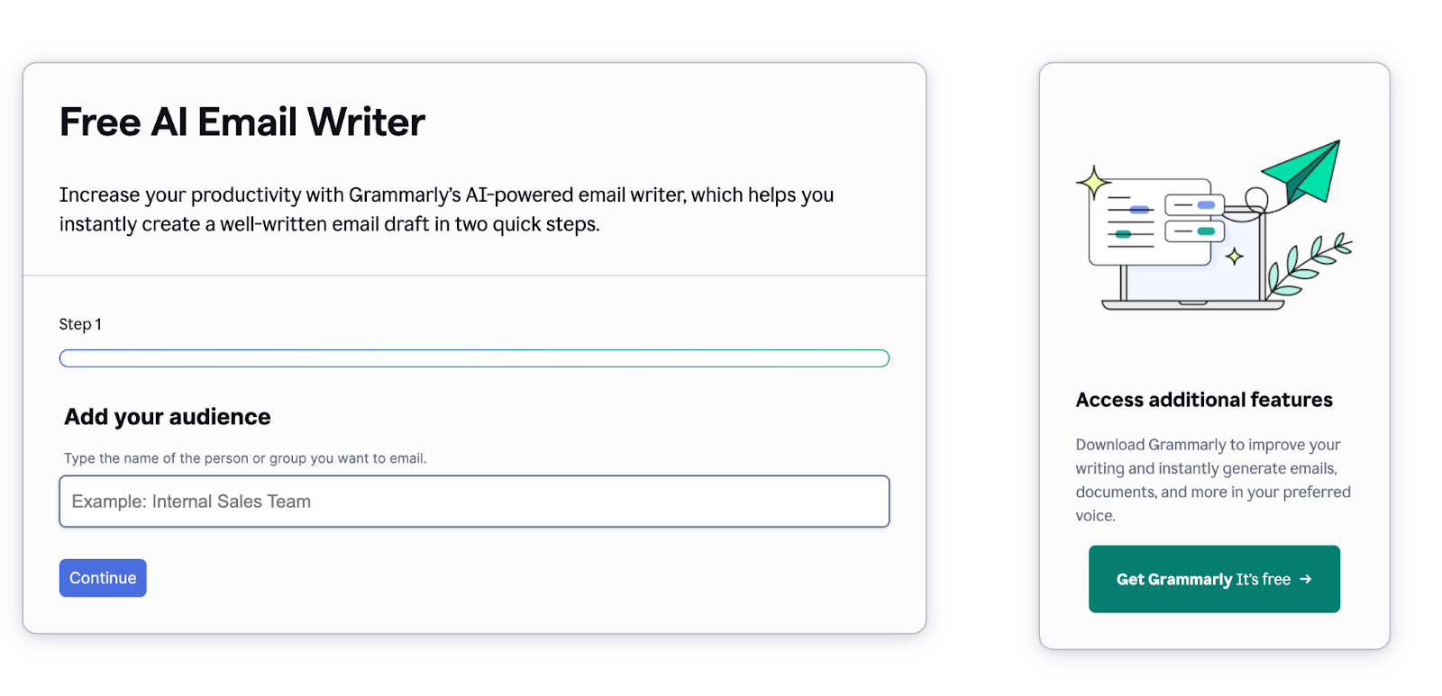 grammarly gmail tool for job seekers