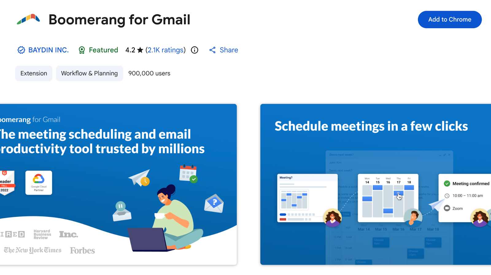 boomerang gmail add on 